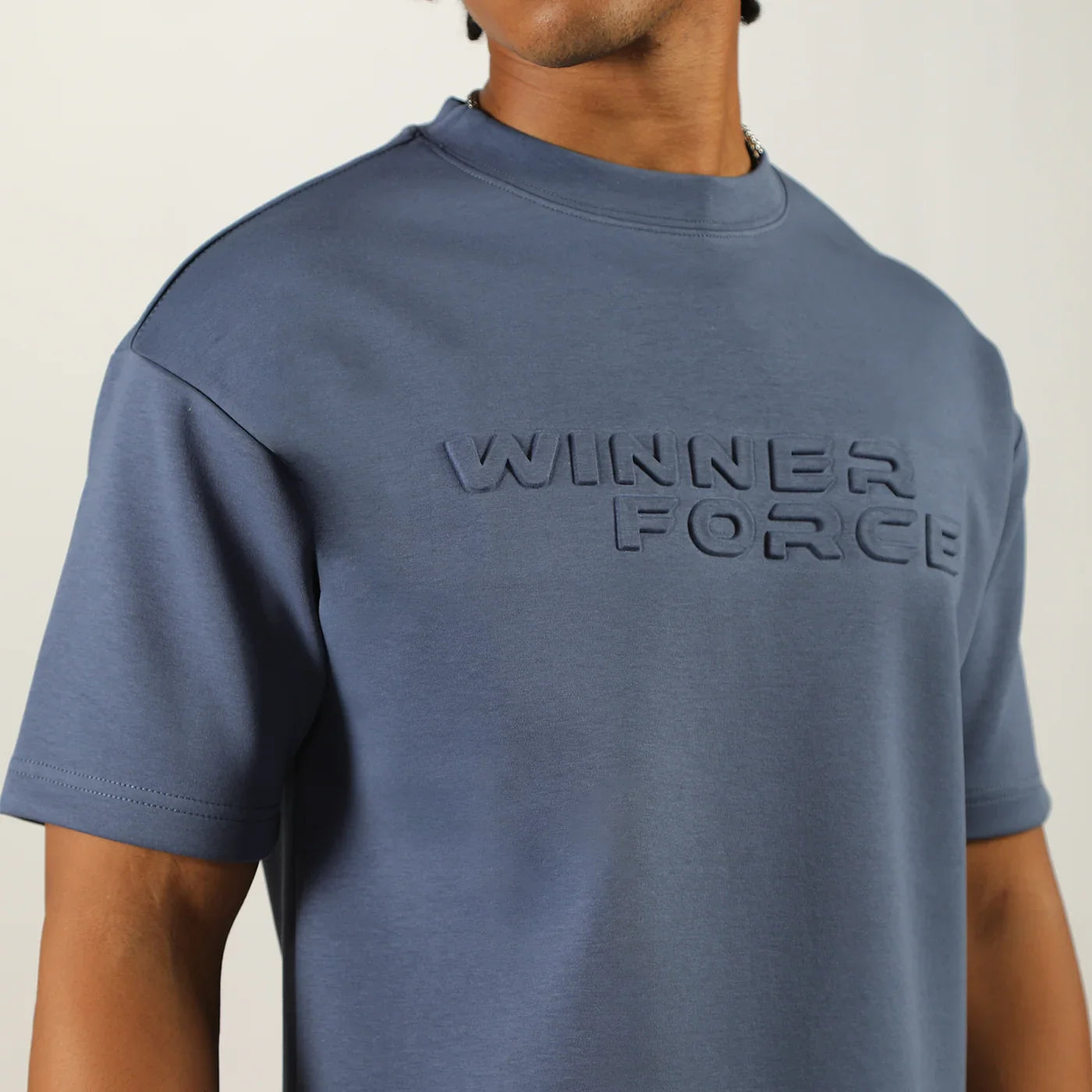 Winnerforce Men Go Beyond Bold T-Shirt (Blue Indigo)