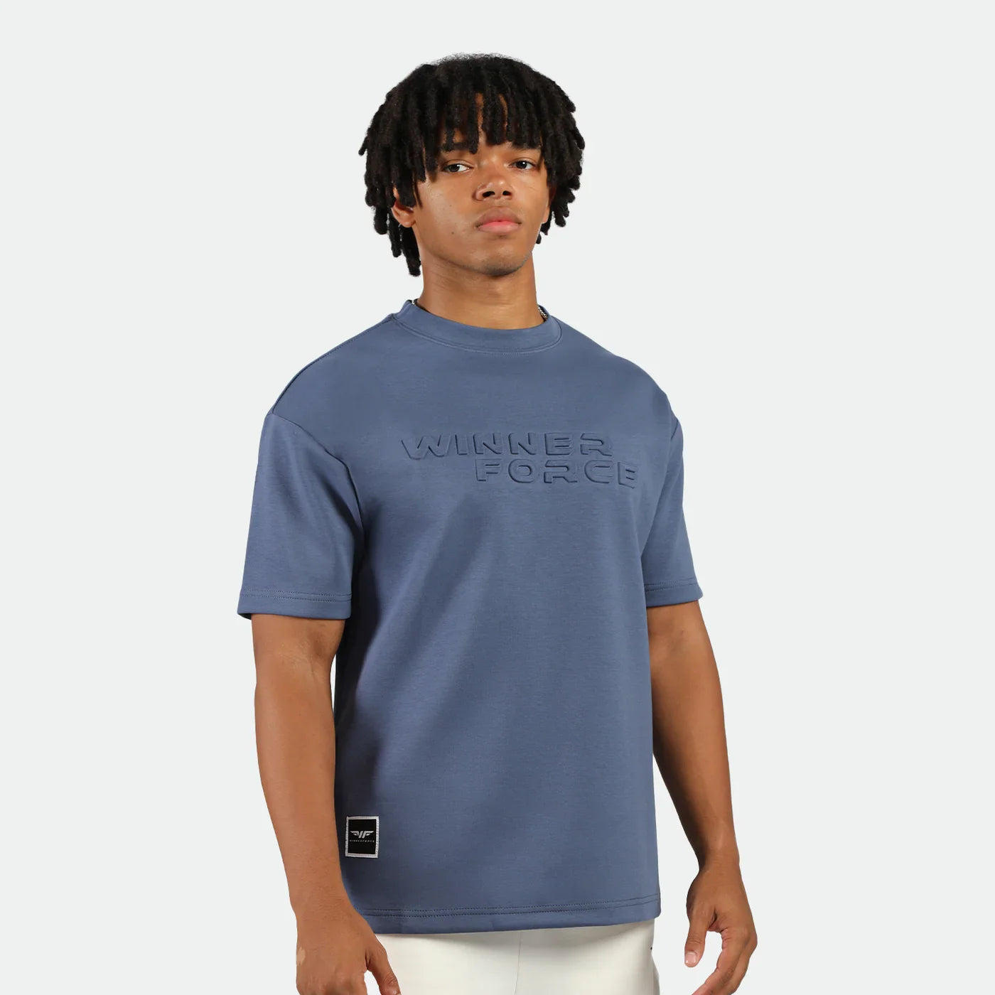 Winnerforce Men Go Beyond Bold T-Shirt (Blue Indigo)
