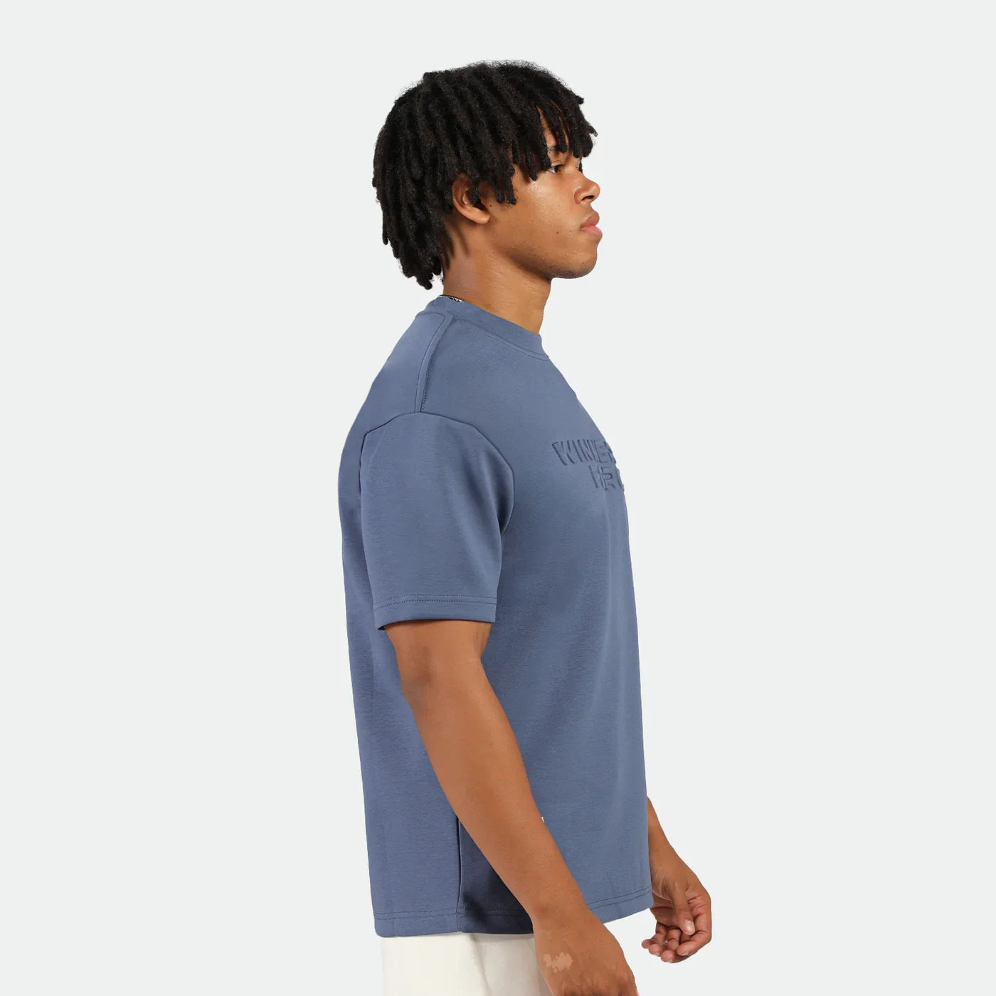 Winnerforce Men Go Beyond Bold T-Shirt (Blue Indigo)