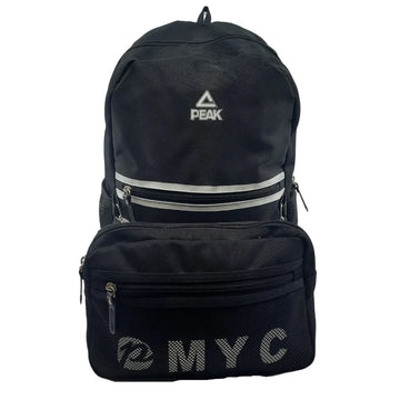 Peak Backpack With Stencils Bag Myc Black White 44x30x16cm