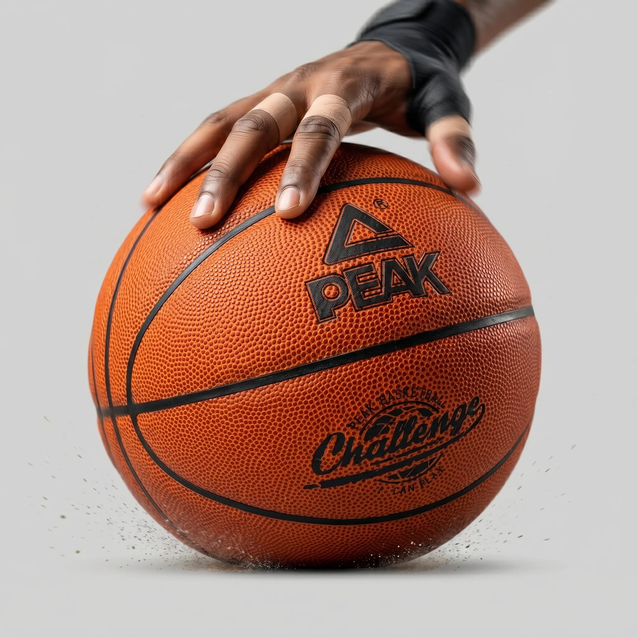 Peak Basketball Ball Challenge Indoor/Outdoor Brown Size 5,6,7 + Free Bag & Pump