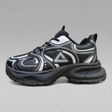Peak Boys Casual Shoes Black Silver EK44490E