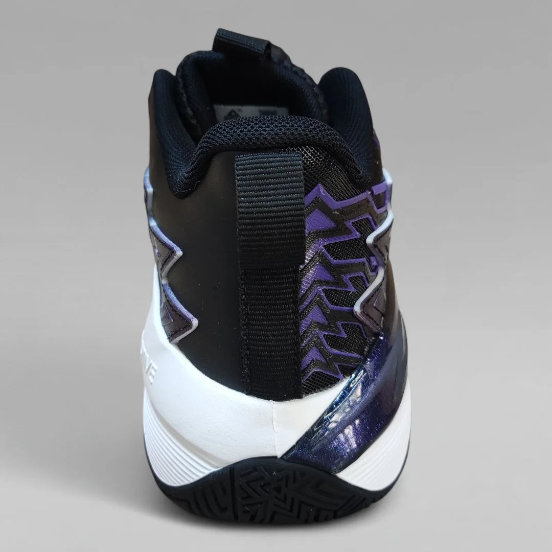 Peak Kids Basketball Shoes 3D Flash 5 Junior P-Motive Fast-Go Boa Fit Bkack Galaxy Edition EKD61030A