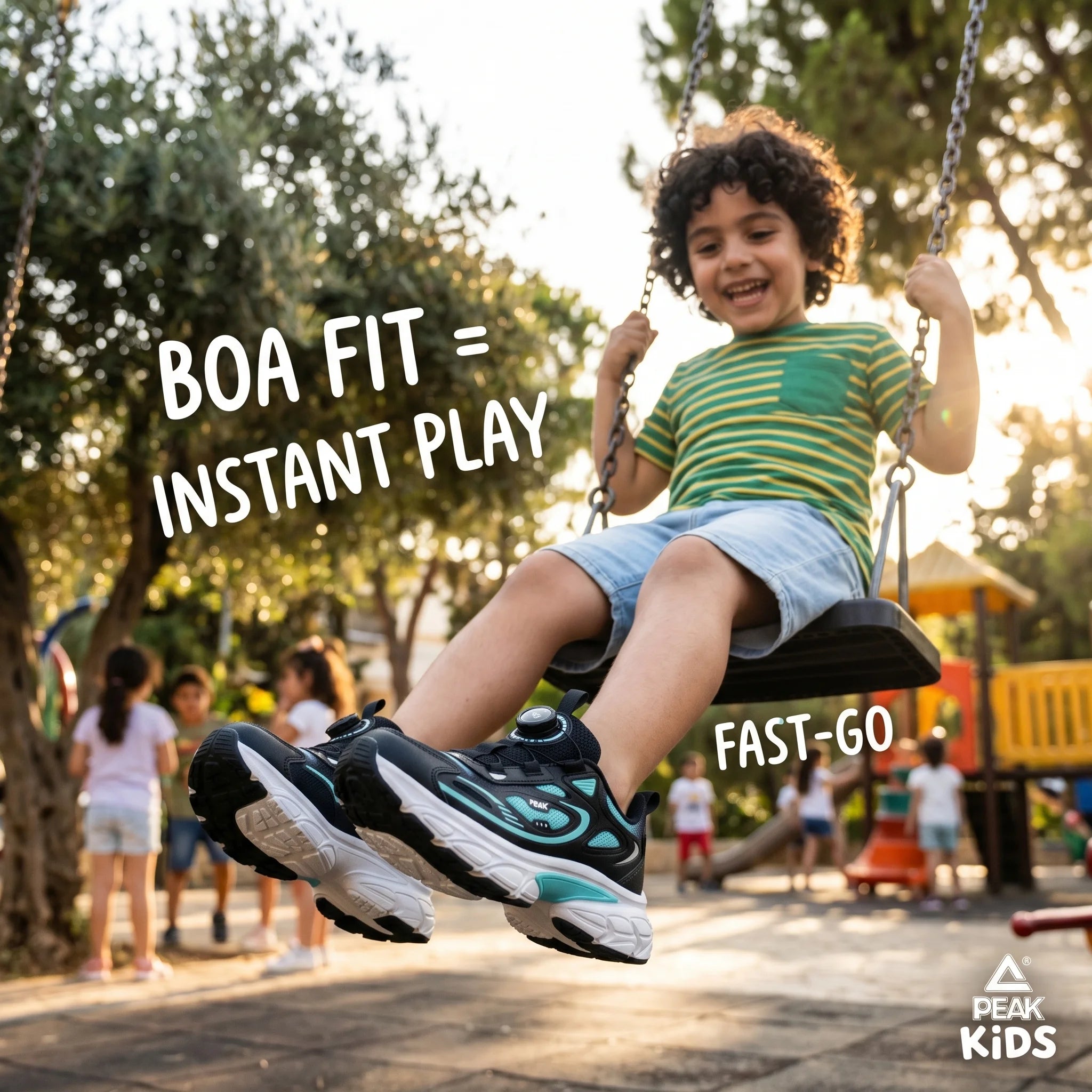 Peak Kids Casual Shoes Zenith Fast-Go Boa Fit EK61520E