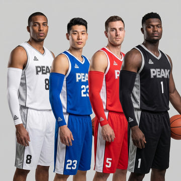 Peak Long Sleeve Sports Performance Compression Basketball Arms Band One Size