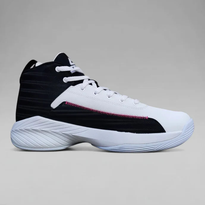 Peak Men Basketball Match Shoes P-Motive White Black