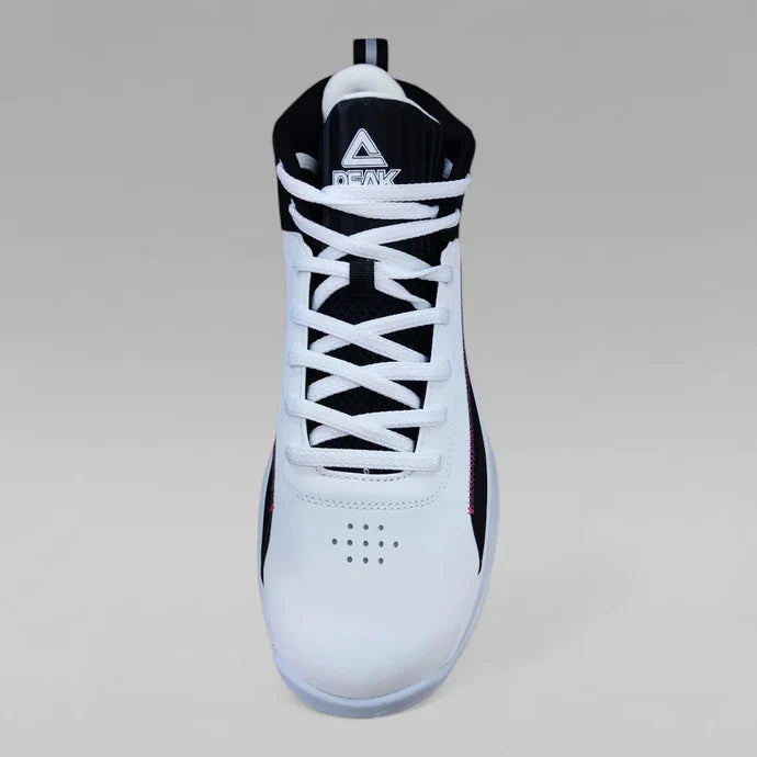 Peak Men Basketball Match Shoes P-Motive White Black