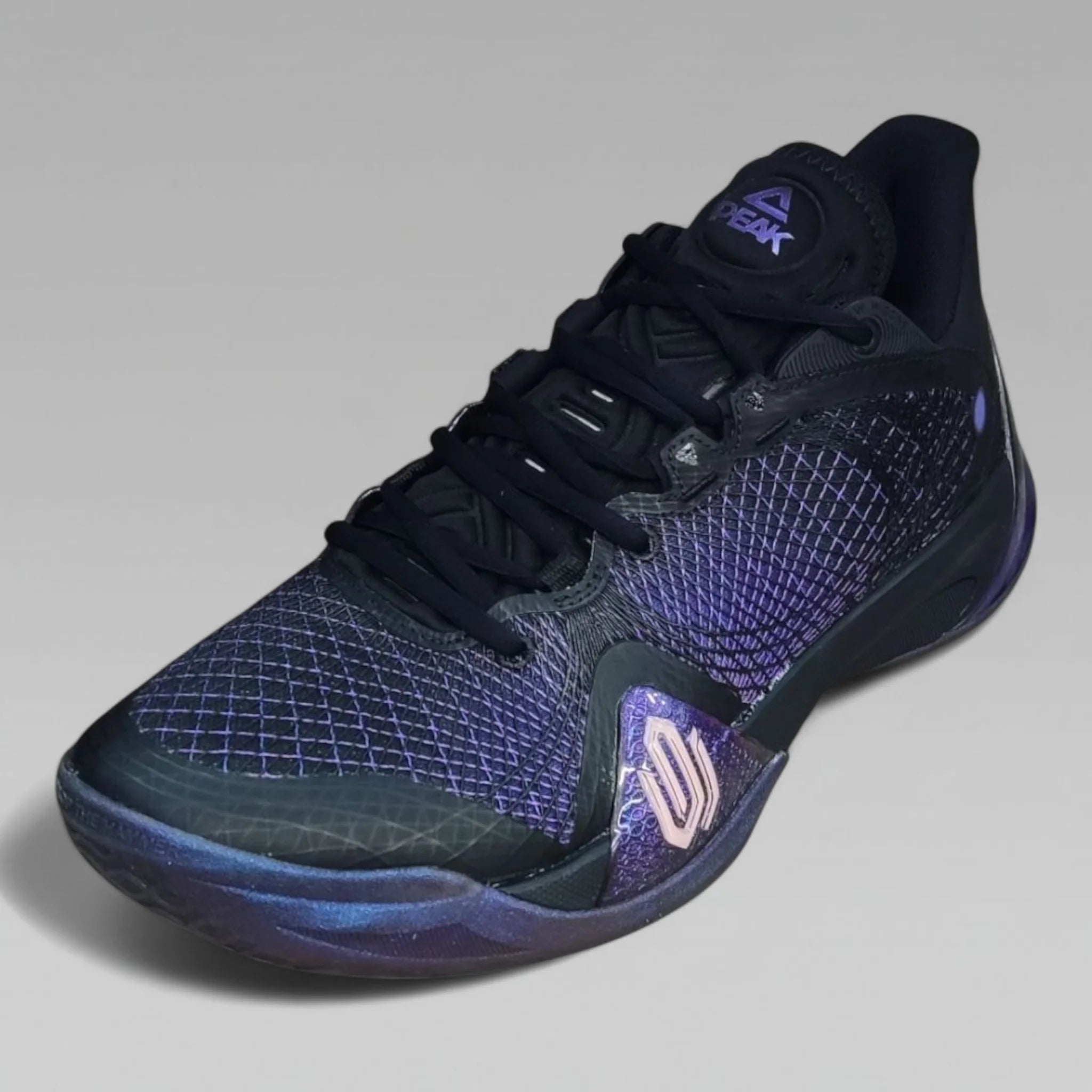 Peak Men Basketball Shoes Andrew Wiggins Talent 2 Taichi P-Soon Black Warrior Black Violet
