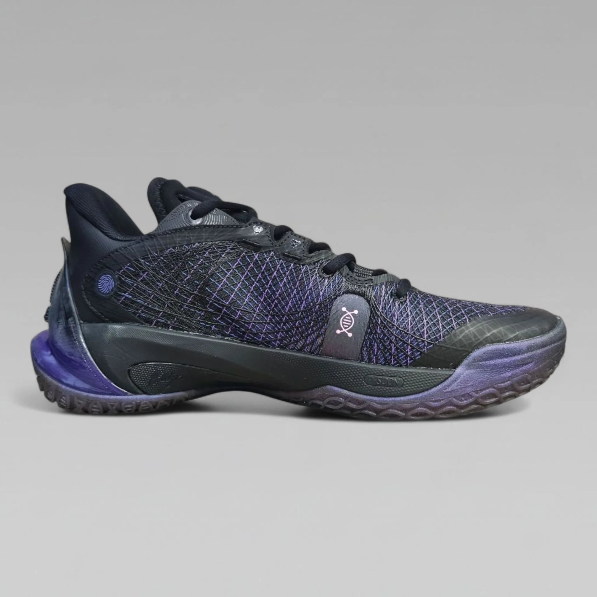 Peak Men Basketball Shoes Andrew Wiggins Talent 2 Taichi P-Soon Black Warrior Black Violet