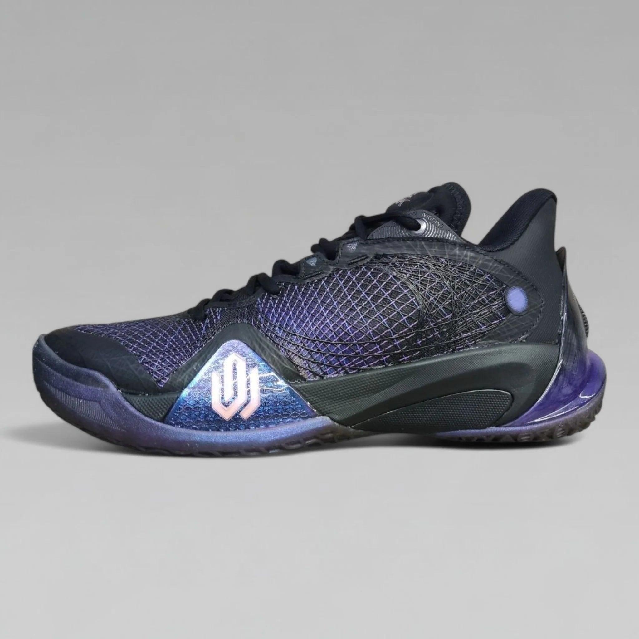 Peak Men Basketball Shoes Andrew Wiggins Talent 2 Taichi P-Soon Black Warrior Black Violet