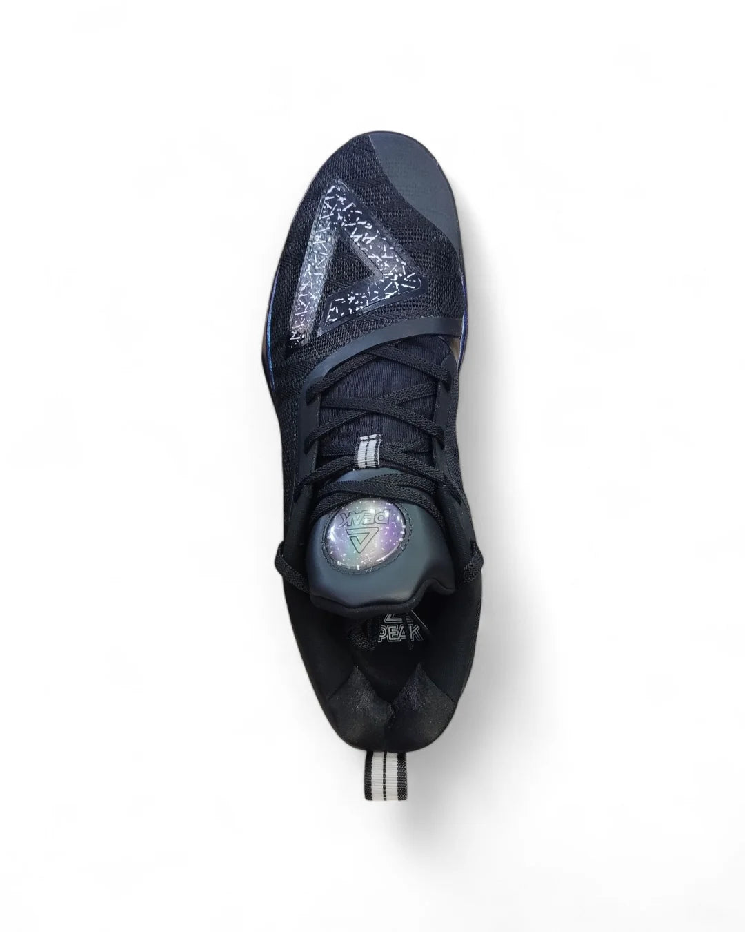 Peak Men Basketball Shoes Taichi Big Triangle 3.0 All Black Galaxy
