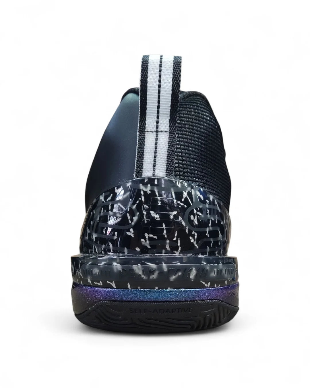 Peak Men Basketball Shoes Taichi Big Triangle 3.0 All Black Galaxy