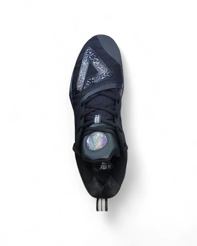 Peak Men Basketball Shoes Taichi Big Triangle 3.0 All Black Galaxy