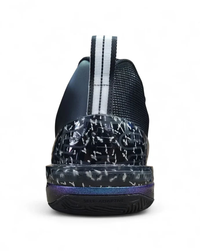 Peak Men Basketball Shoes Taichi Big Triangle 3.0 All Black Galaxy