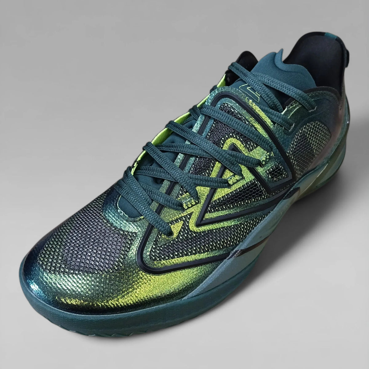 Peak Men Basketball Shoes Taichi Big Triangle Vault Of Heaven Black Green EXT263021A