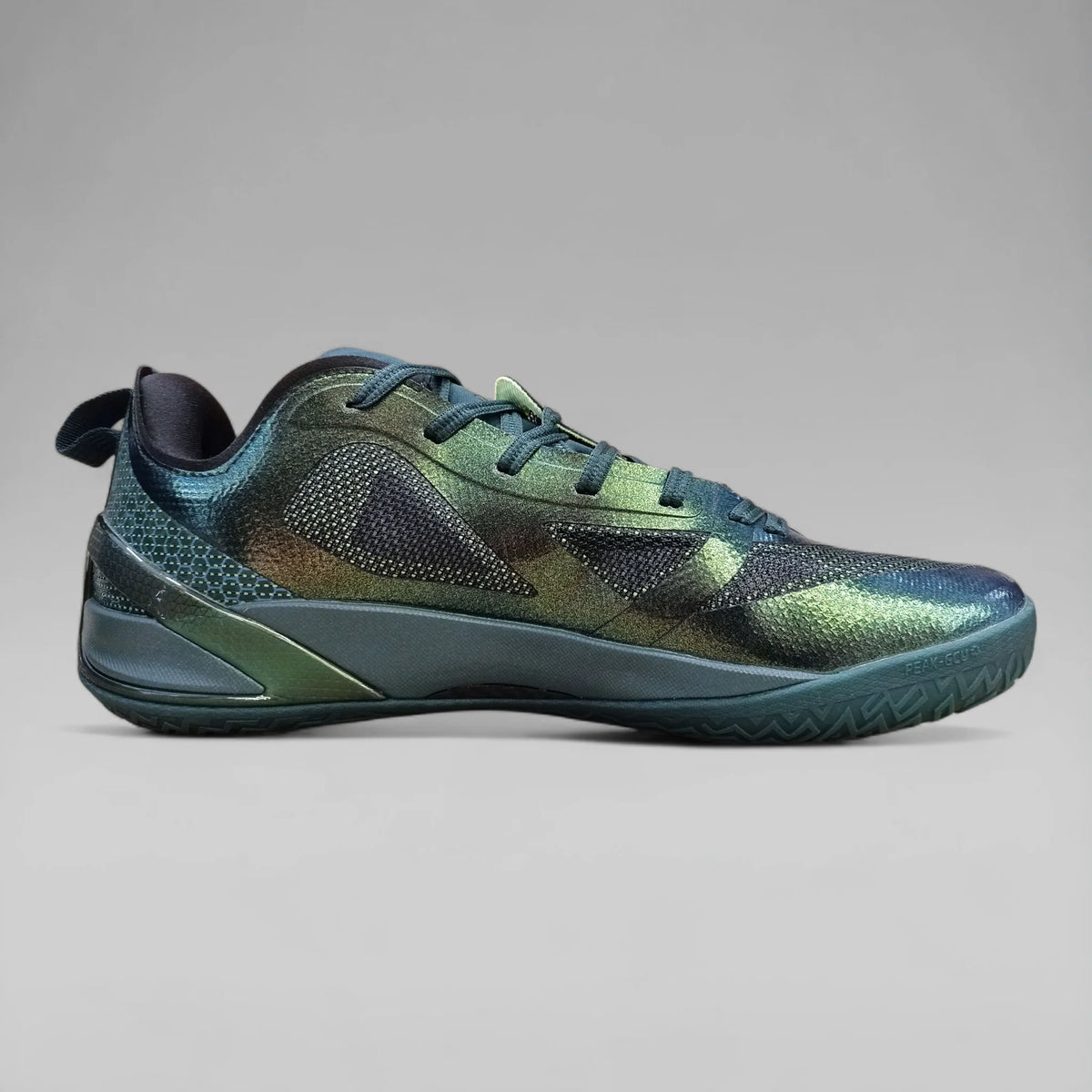 Peak Men Basketball Shoes Taichi Big Triangle Vault Of Heaven Black Green EXT263021A