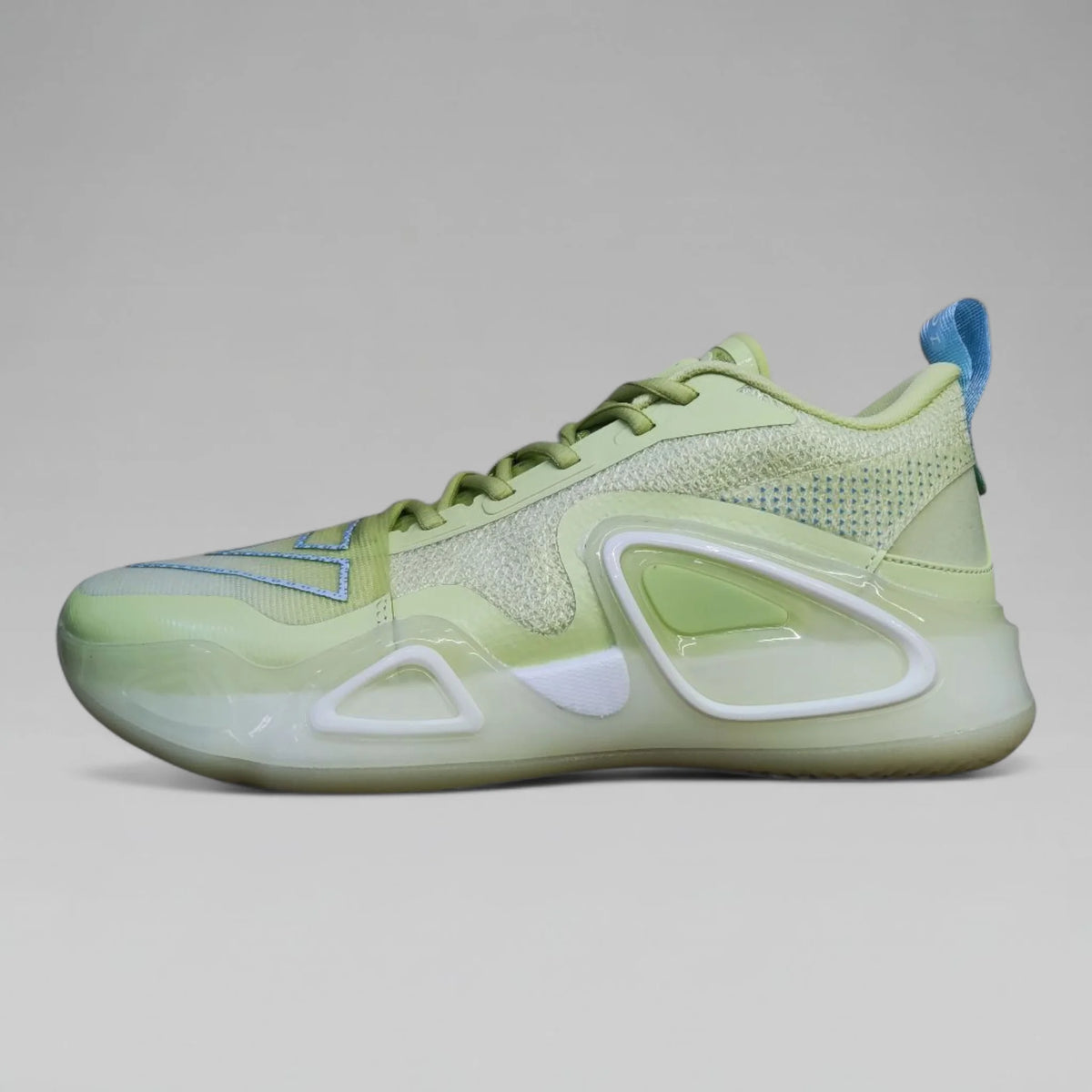 Peak Men Basketball Shoes Taichi P-POPUP Big Triangle 2.0 Limited Edition Glow In The Dark Green