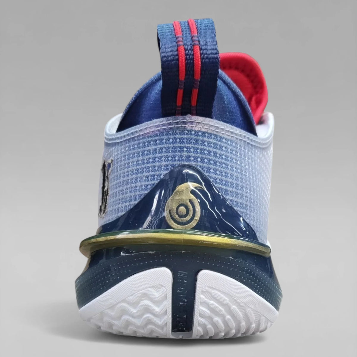 Peak Men Basketball Shoes Taichi P-Soon Flash 6 Jose Alvarado White Dark Blue ET44991A