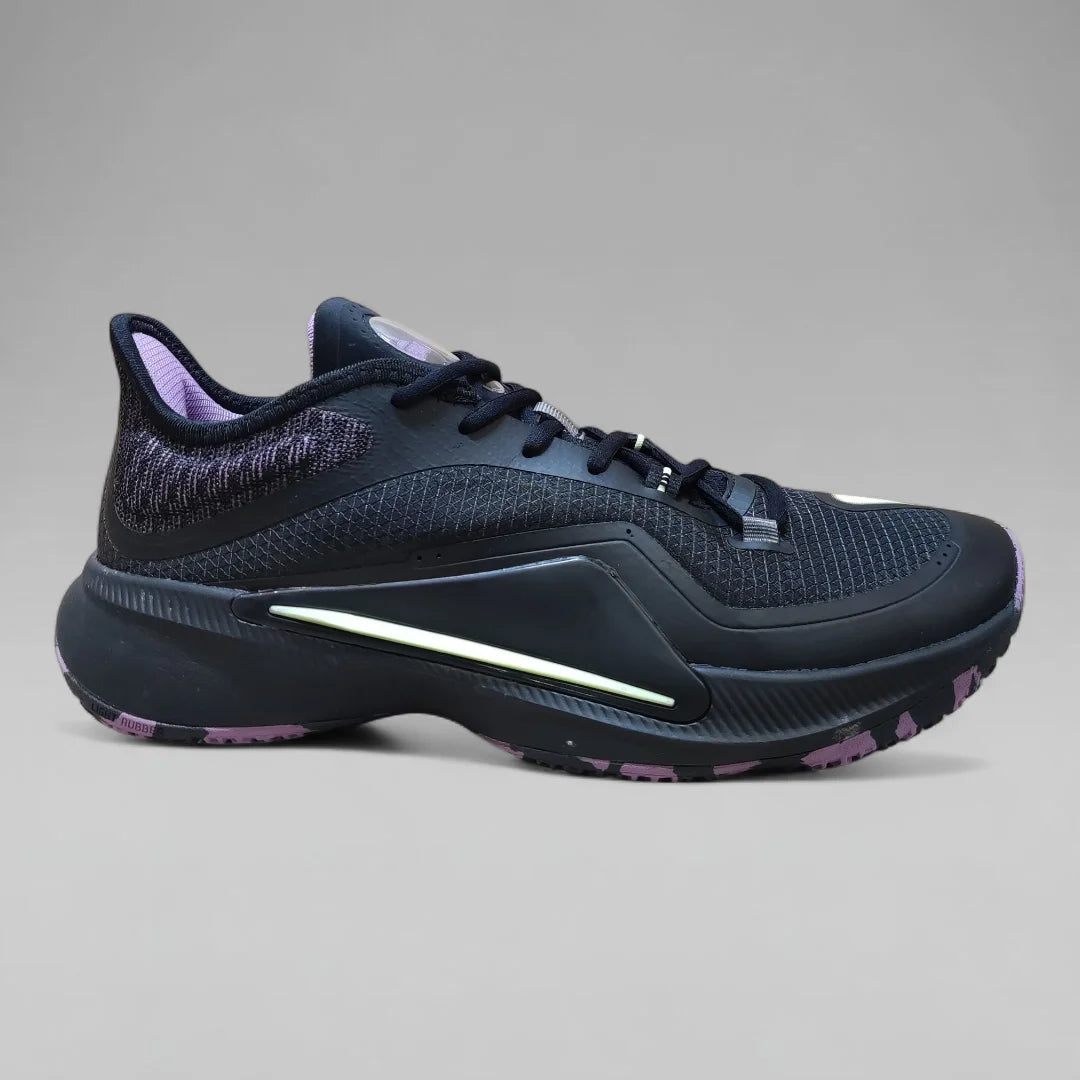 Peak Men Basketball Shoes Taichi P-Ultralight Light Rubber Lou Williams Flash 6 Nightfall Black Purple