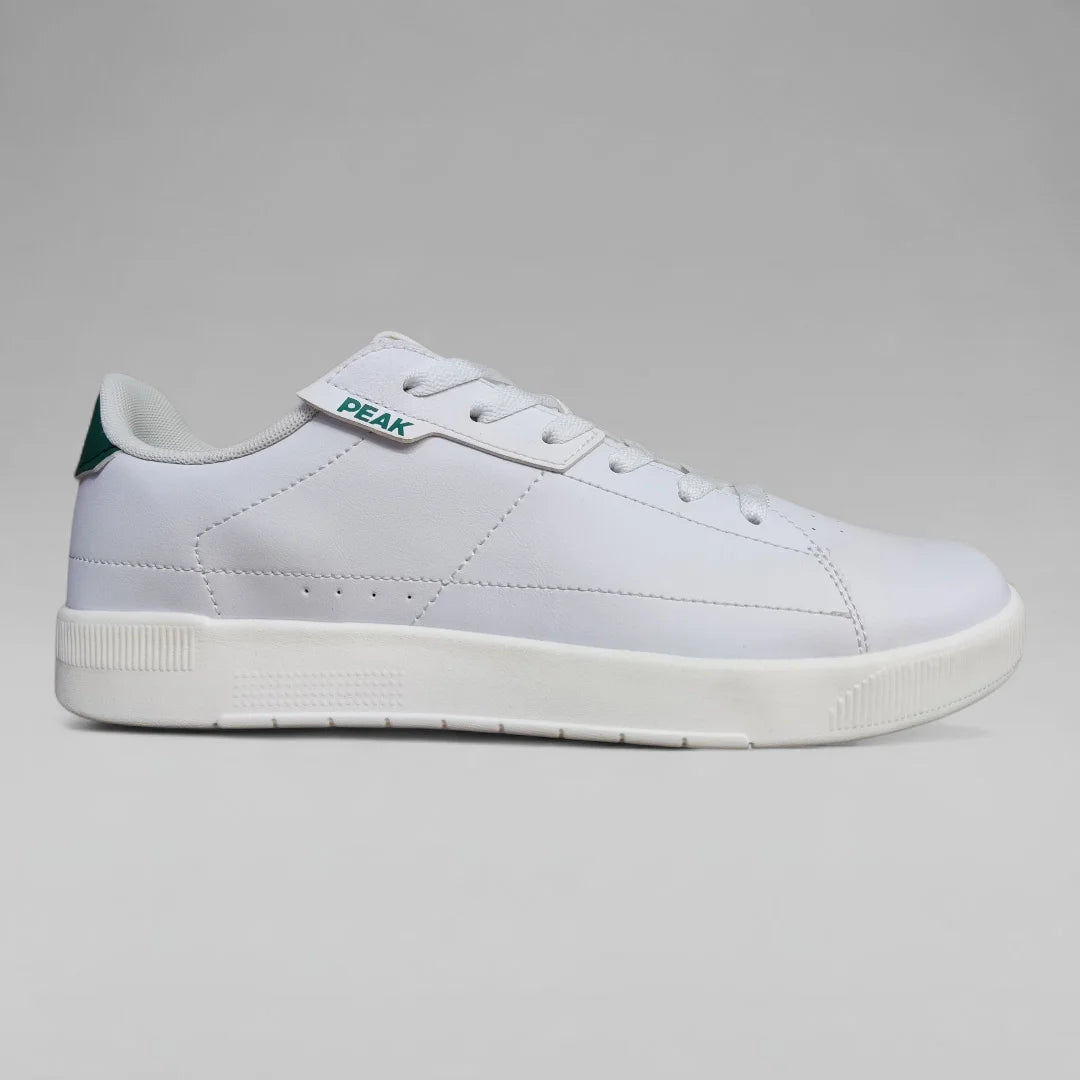 Peak Men Casual Shoes E232437B White Grass Green