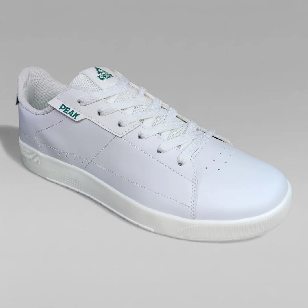 Peak Men Casual Shoes E232437B White Grass Green