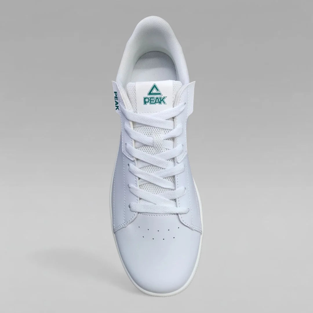 Peak Men Casual Shoes E232437B White Grass Green