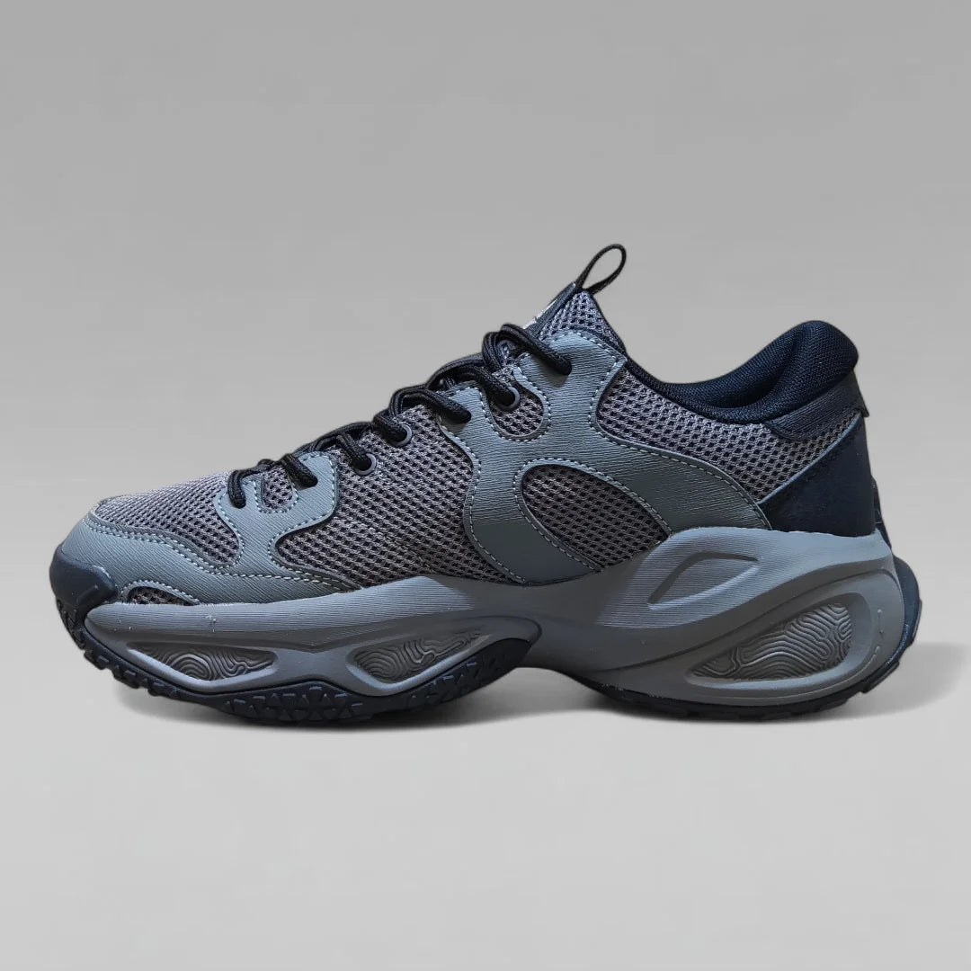 Peak Men Casual Shoes Retro Taichi Grey Black EXT53381E