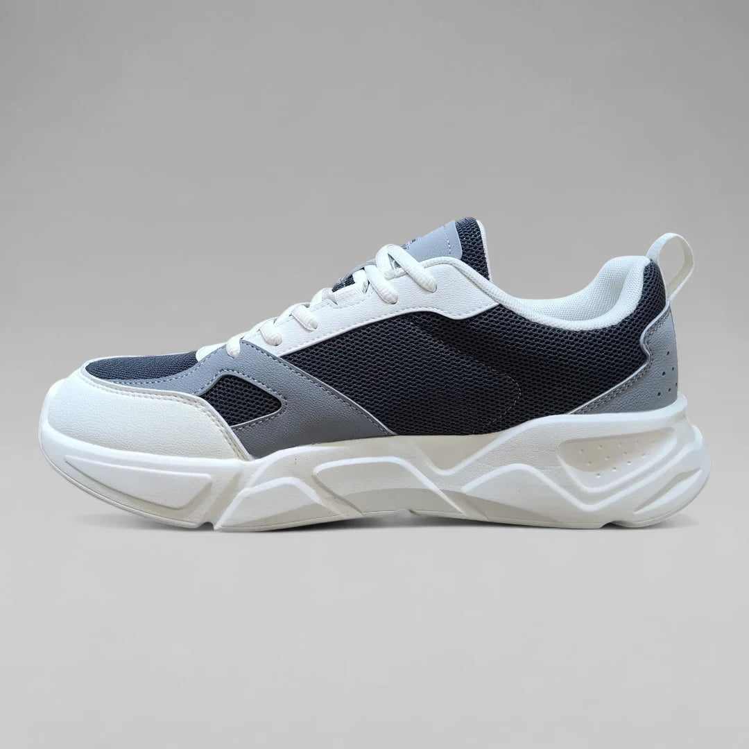 Peak Men Casual Shoes Taichi Monolith Chunky Edge Canvas White Dk.Grey EXT53777E