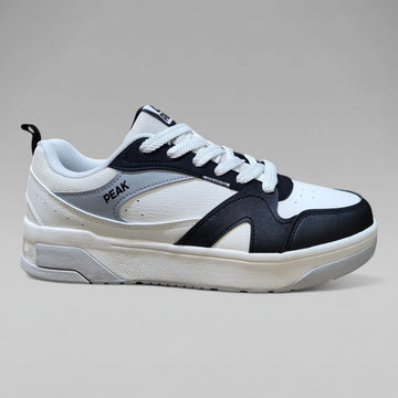 Peak Men Casual Shoes Taichi Ripple Classic White Black EXT261727B/D