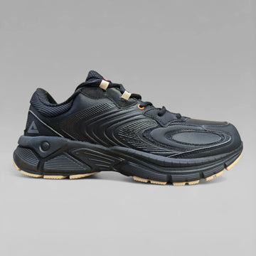 Peak Men Running Shoes All Black E224007H