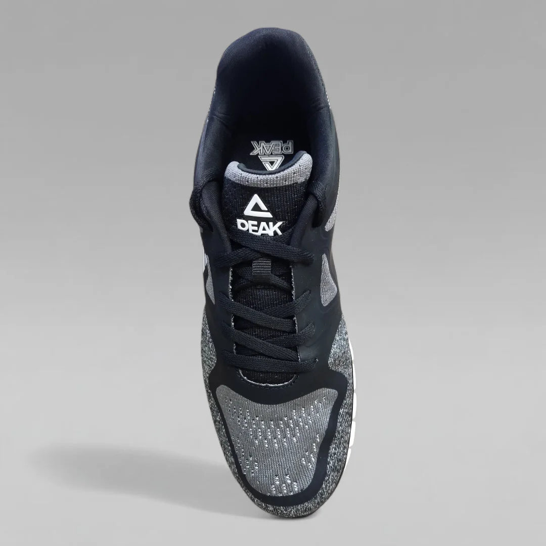 Peak Men Running Shoes Shadow Core Black Grey White