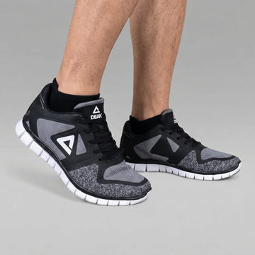 Peak Men Running Shoes Shadow Core Black Grey White