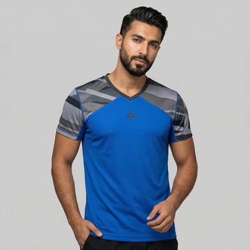 Lt.Ocean-Blue-Melange-Black / S
