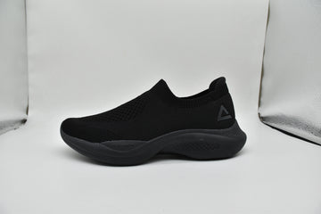 Peak Men Walking Shoes P-Pads All Black E231541J