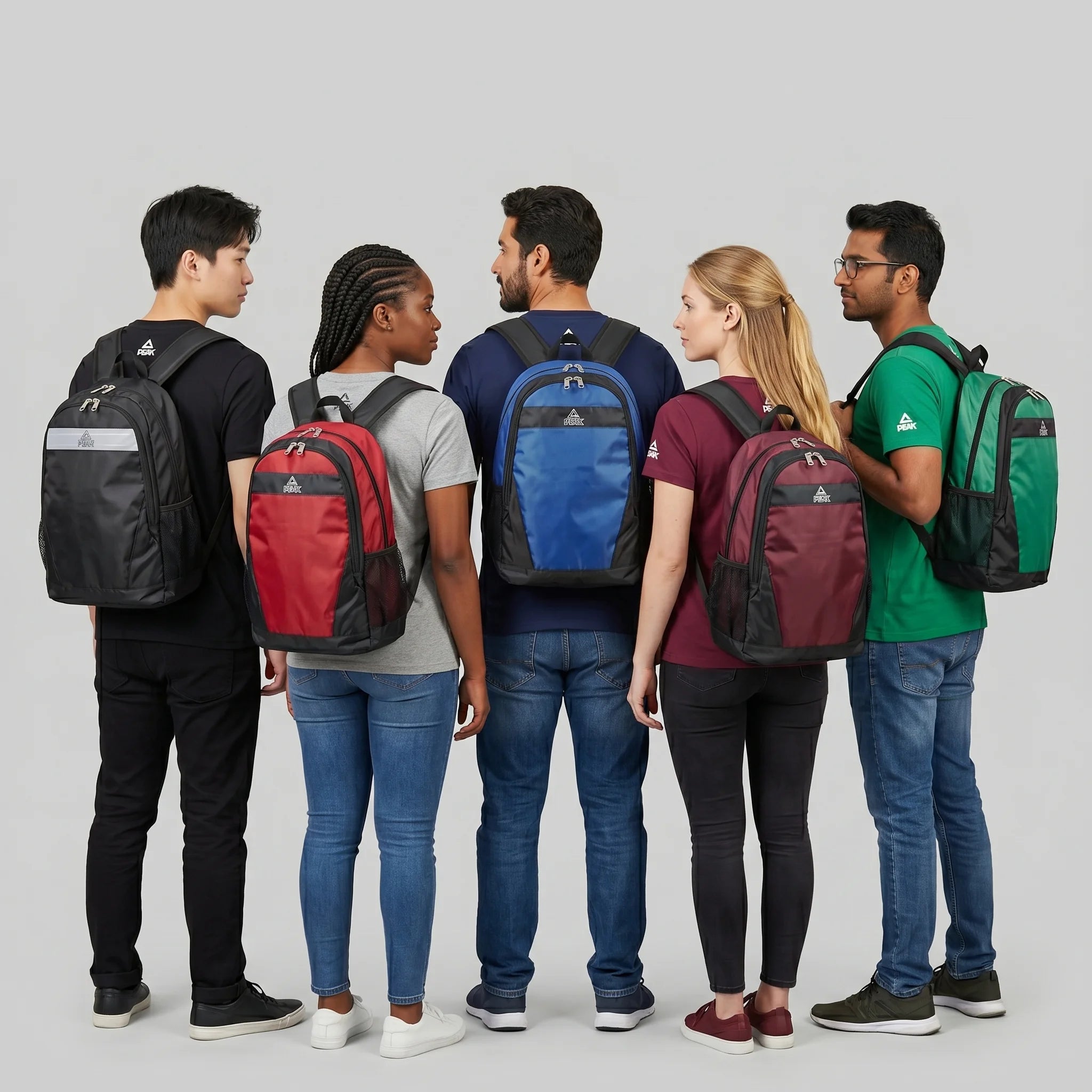 Peak Team Line Backpack Water Repellent Size 47.5*33*18cm