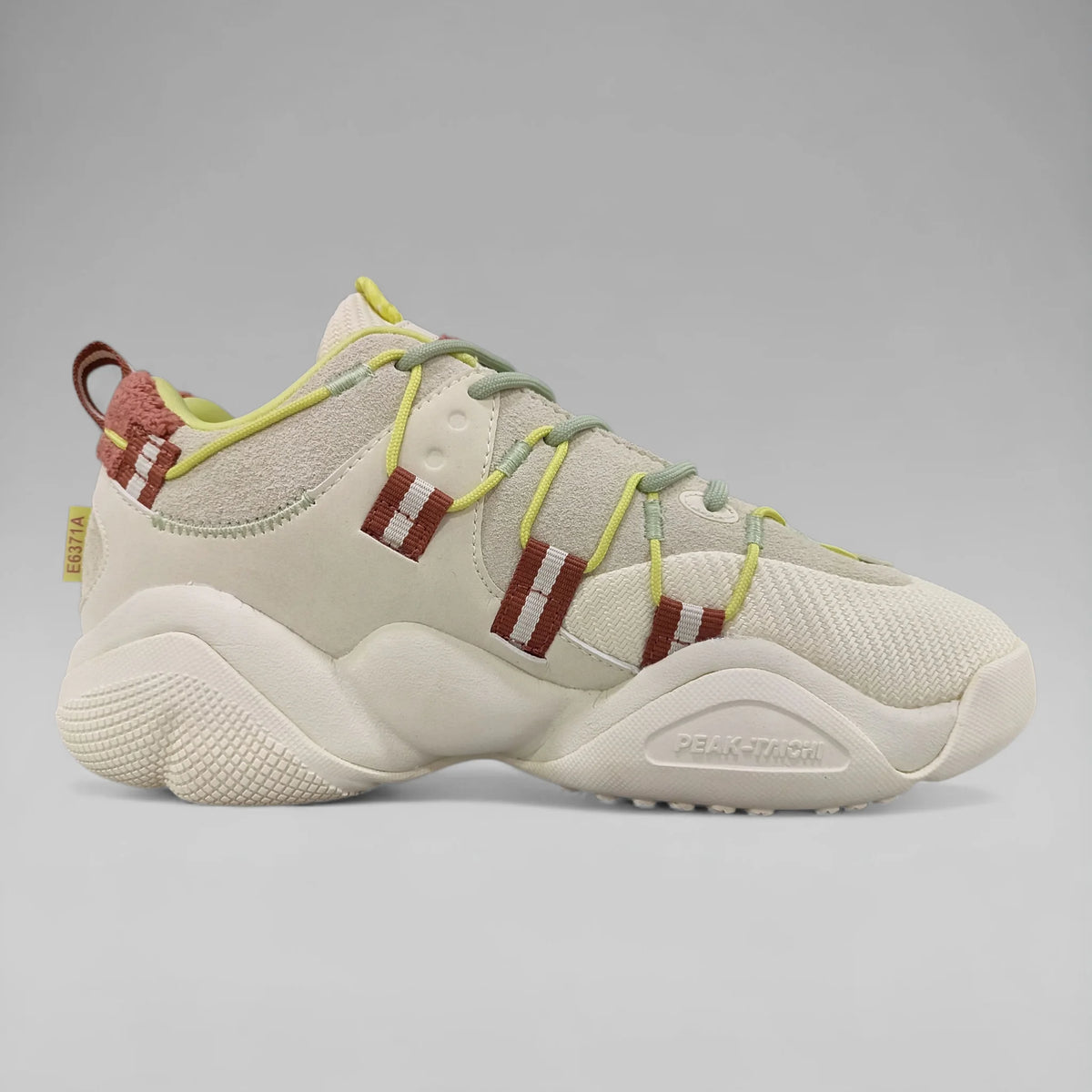 Peak Women Casual Shoes Taichi 6371 Off White Acid Green EWT24758E