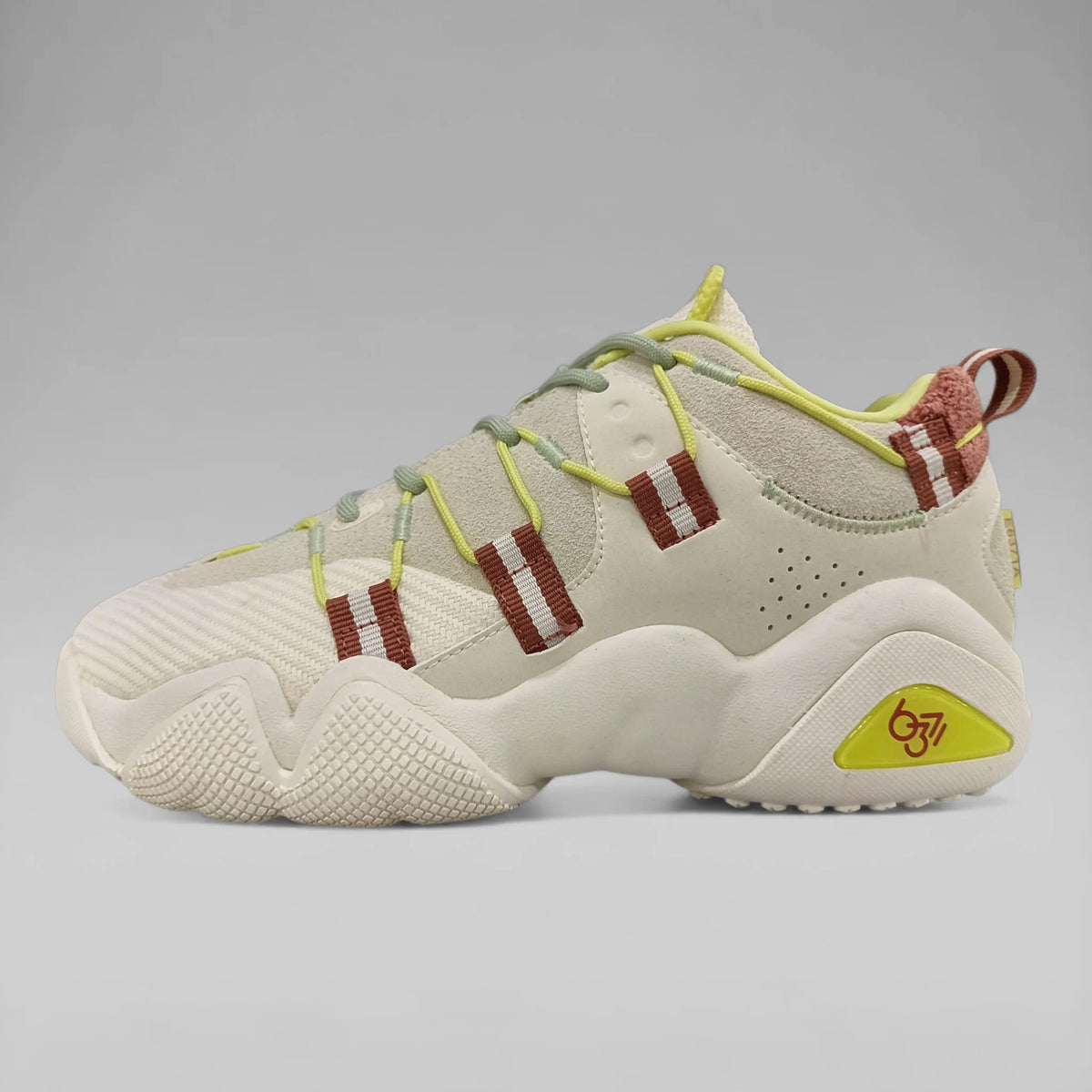 Peak Women Casual Shoes Taichi 6371 Off White Acid Green EWT24758E