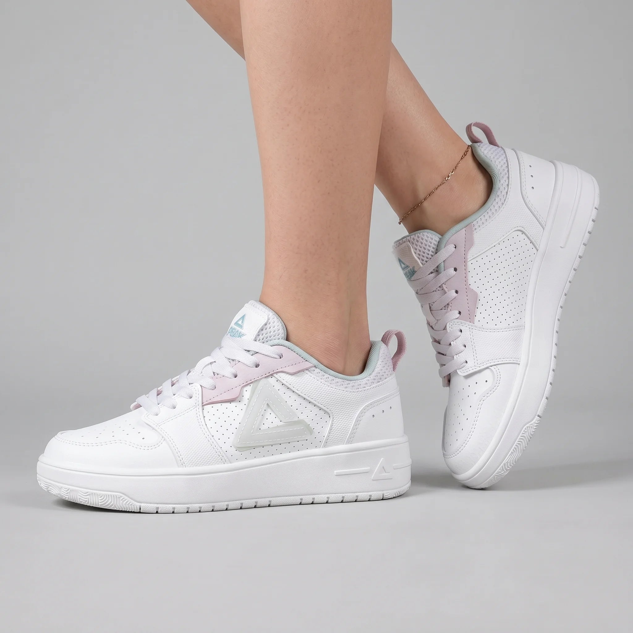 Peak Women Casual Shoes Taichi Cloud Pearl Ultra Light White