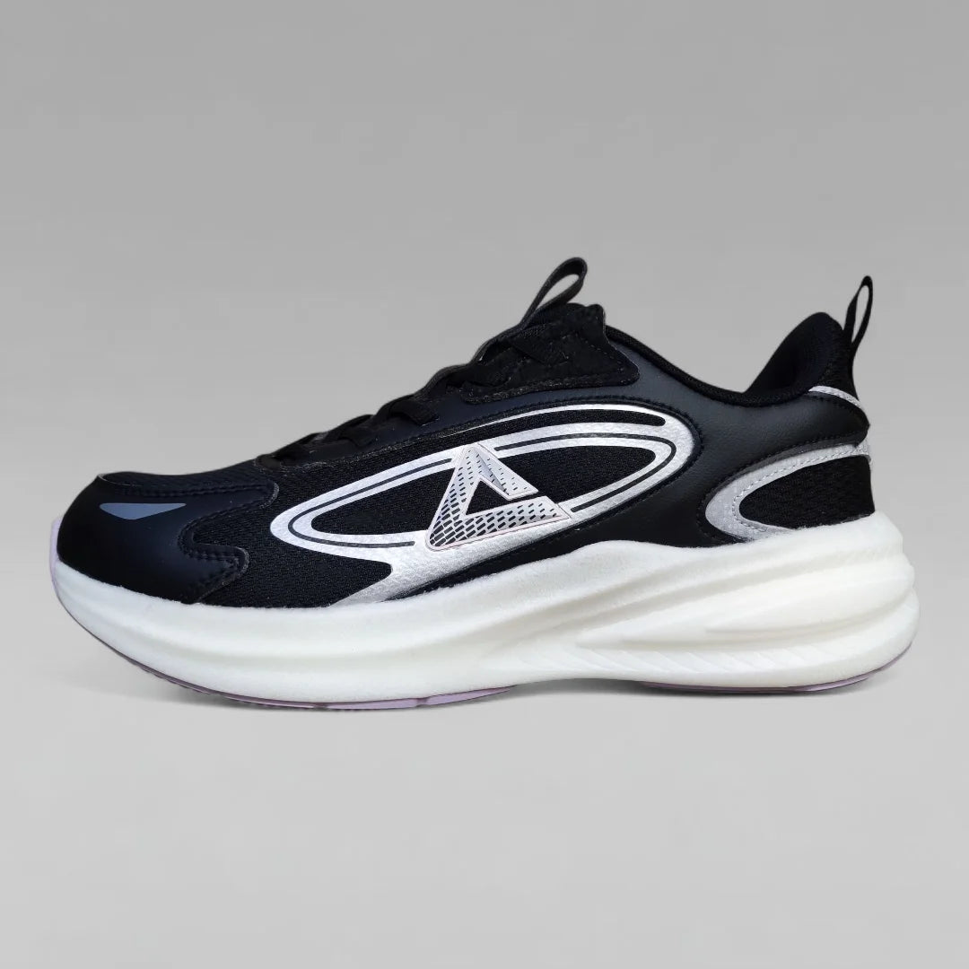 Peak Women Running Shoes Black Silver EW224048H