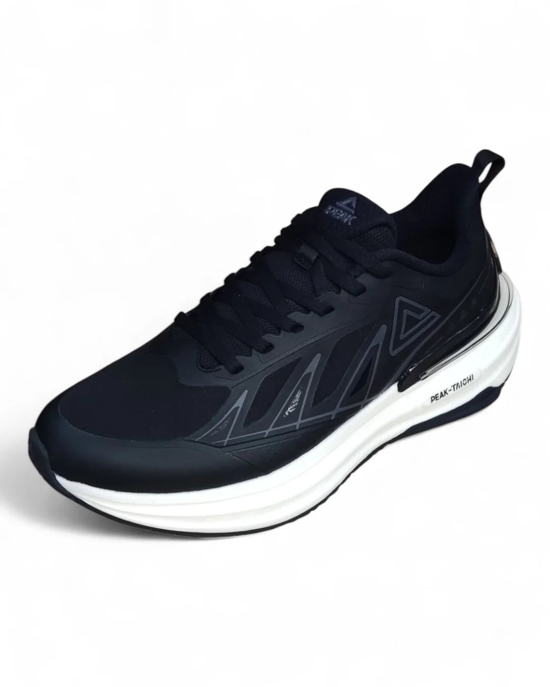 Peak Women Running Shoes Black Ultra Light White ET44608H