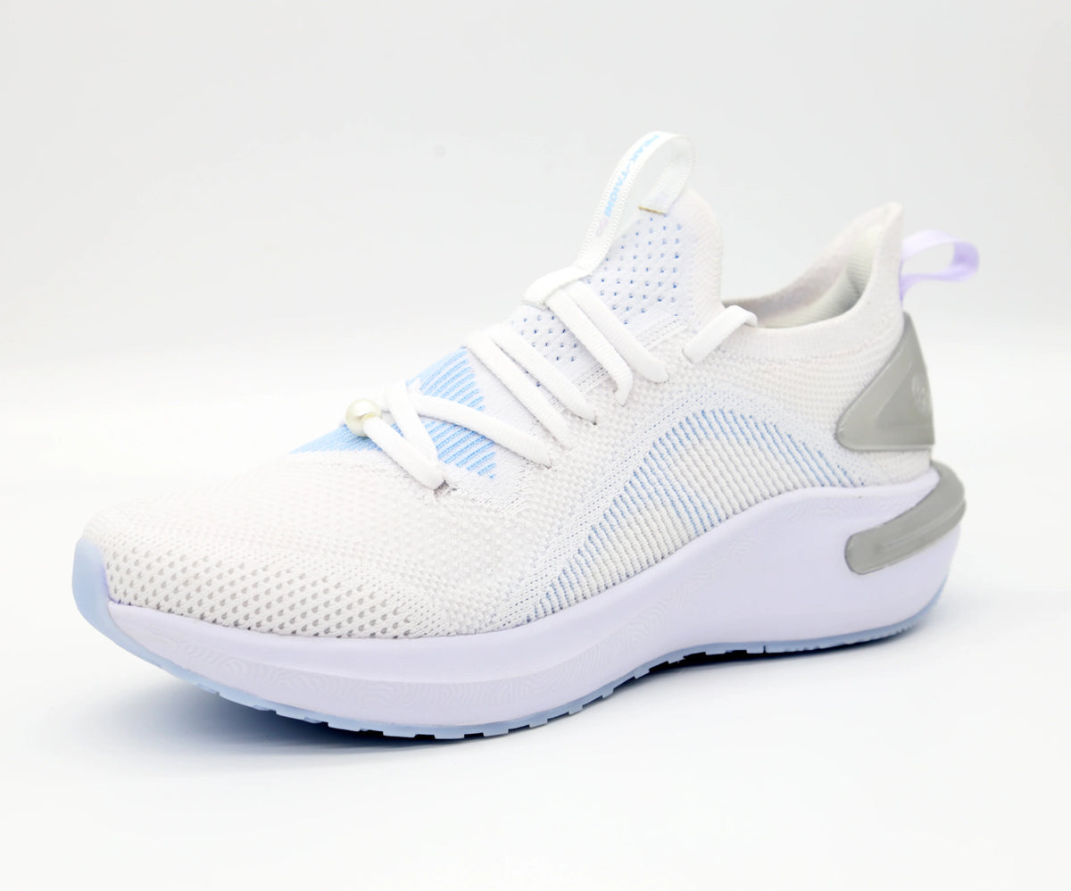 Peak Women Running Shoes Taichi 5.0 White Blue ET31618H