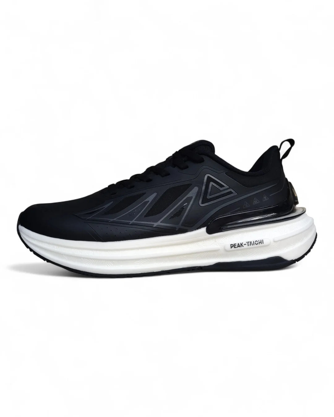 Peak Women Running Shoes Taichi 6.0 Black Ultra Light White ET44608H