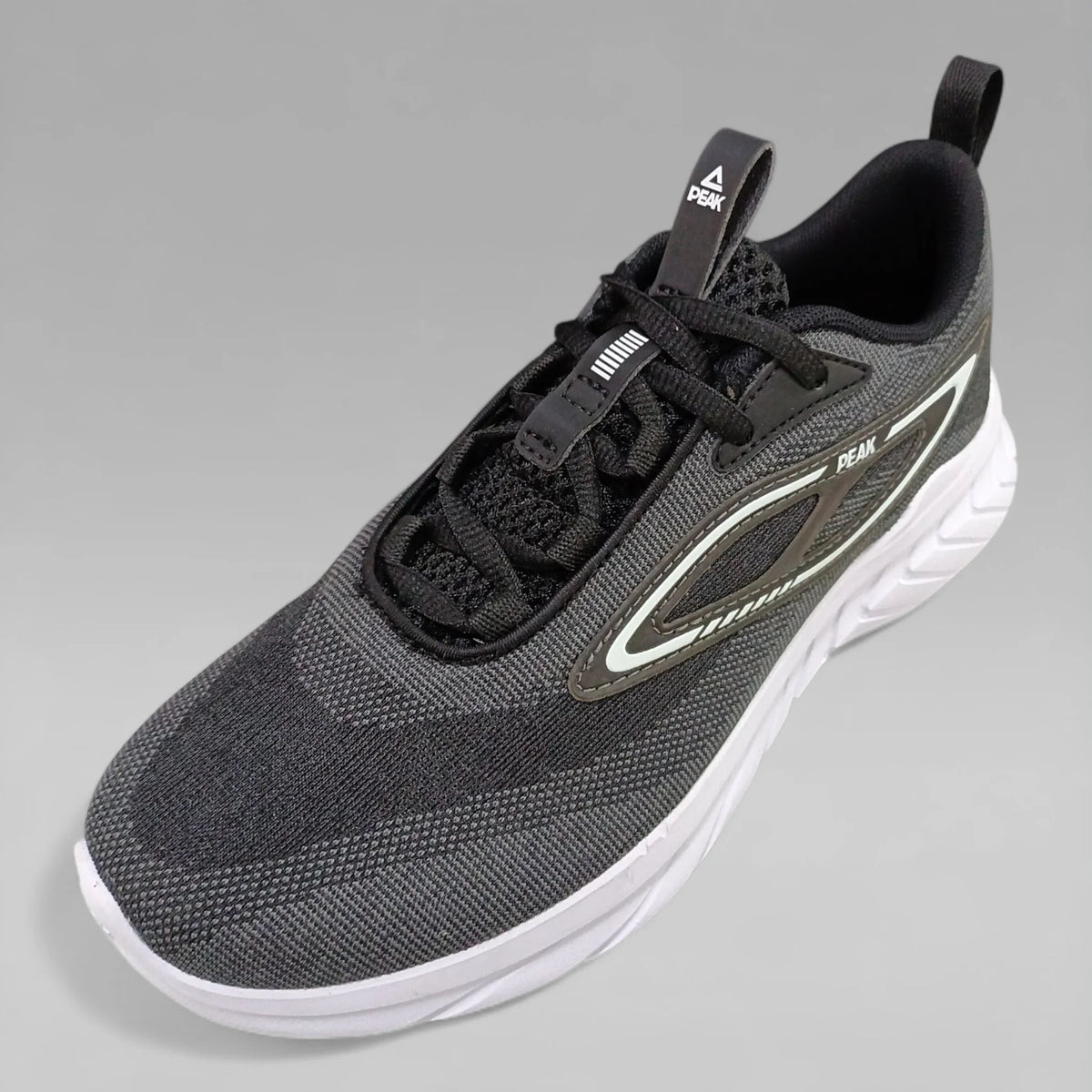 Peak Women Running Shoes The Blade Black Melange Grey E232352H
