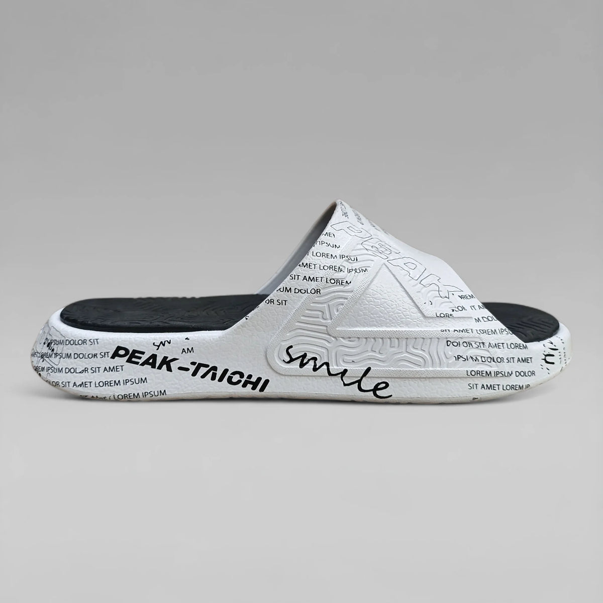 Peak Women Slides Taichi White Black E11938L