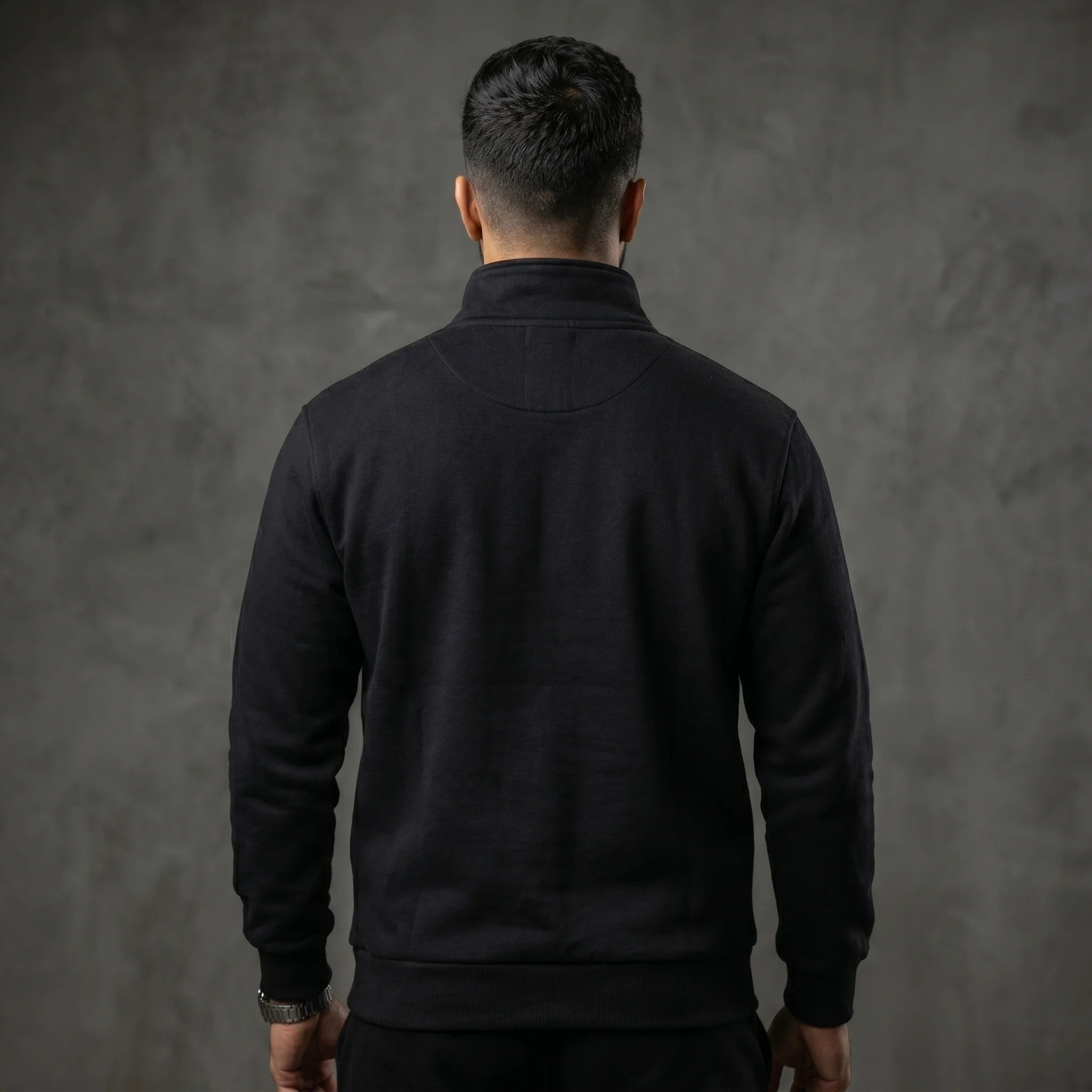 Peak Men Half Zipper Opened Sweatshirt