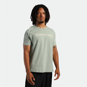 Winnerforce Men Summer Escape Go To T-Shirt (Green Milieu)