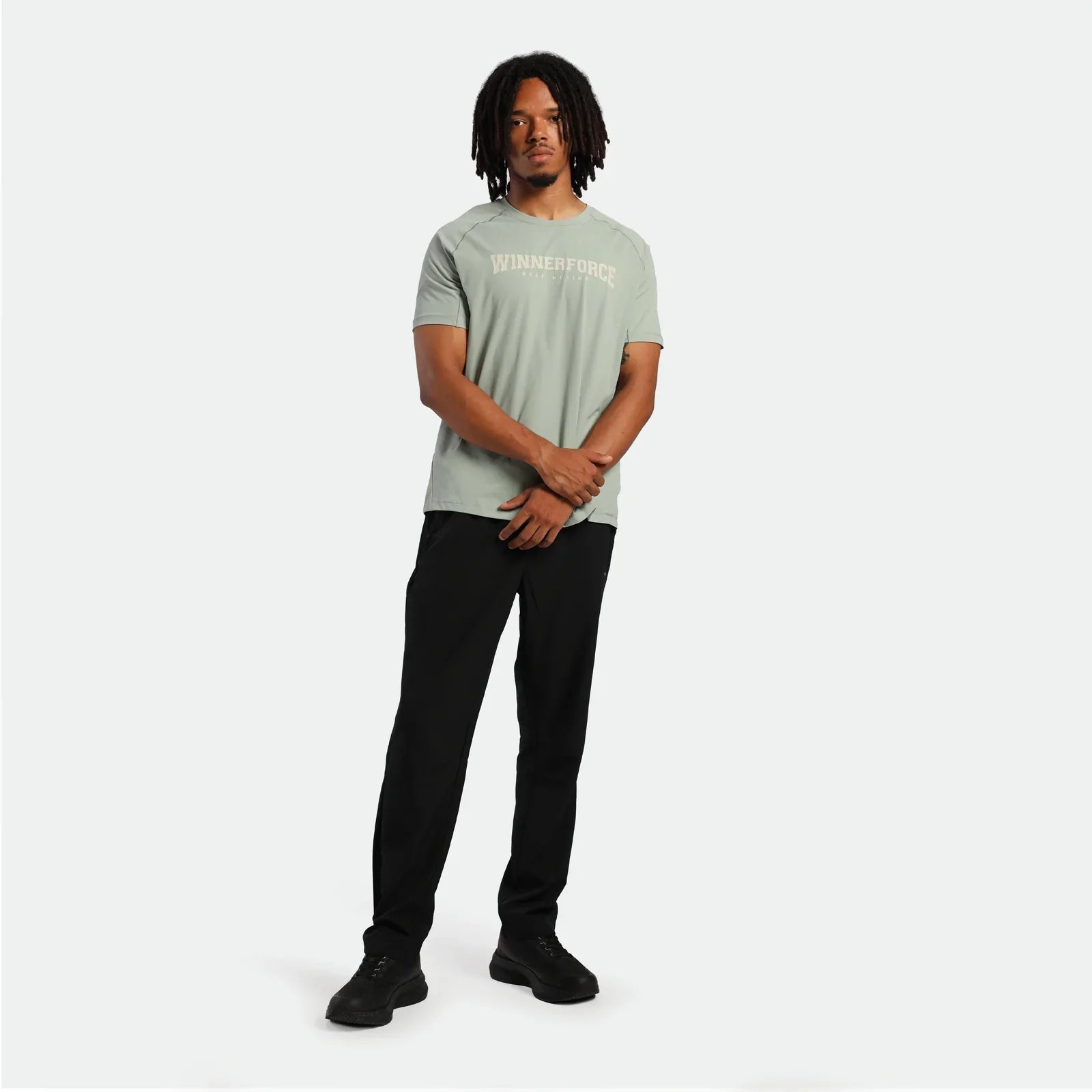 Winnerforce Men Summer Escape Go To T-Shirt (Green Milieu)