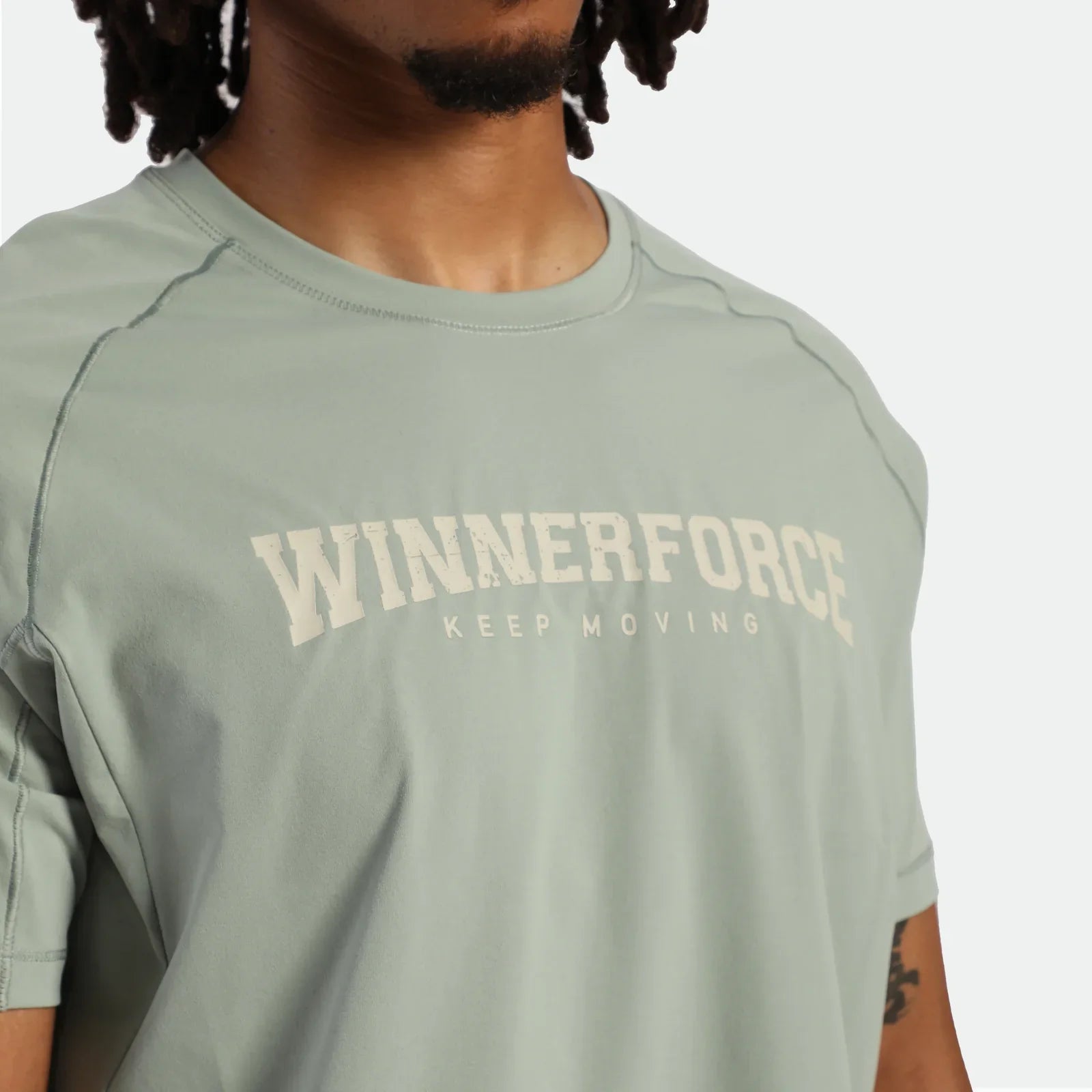 Winnerforce Men Summer Escape Go To T-Shirt (Green Milieu)