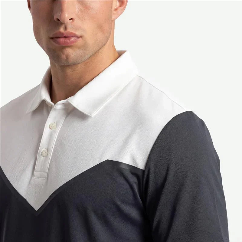 Winnerforce Men Summer Escape Polo (India Grey-White)