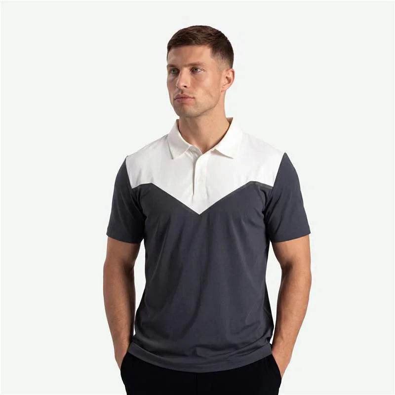 Winnerforce Men Summer Escape Polo (India Grey-White)